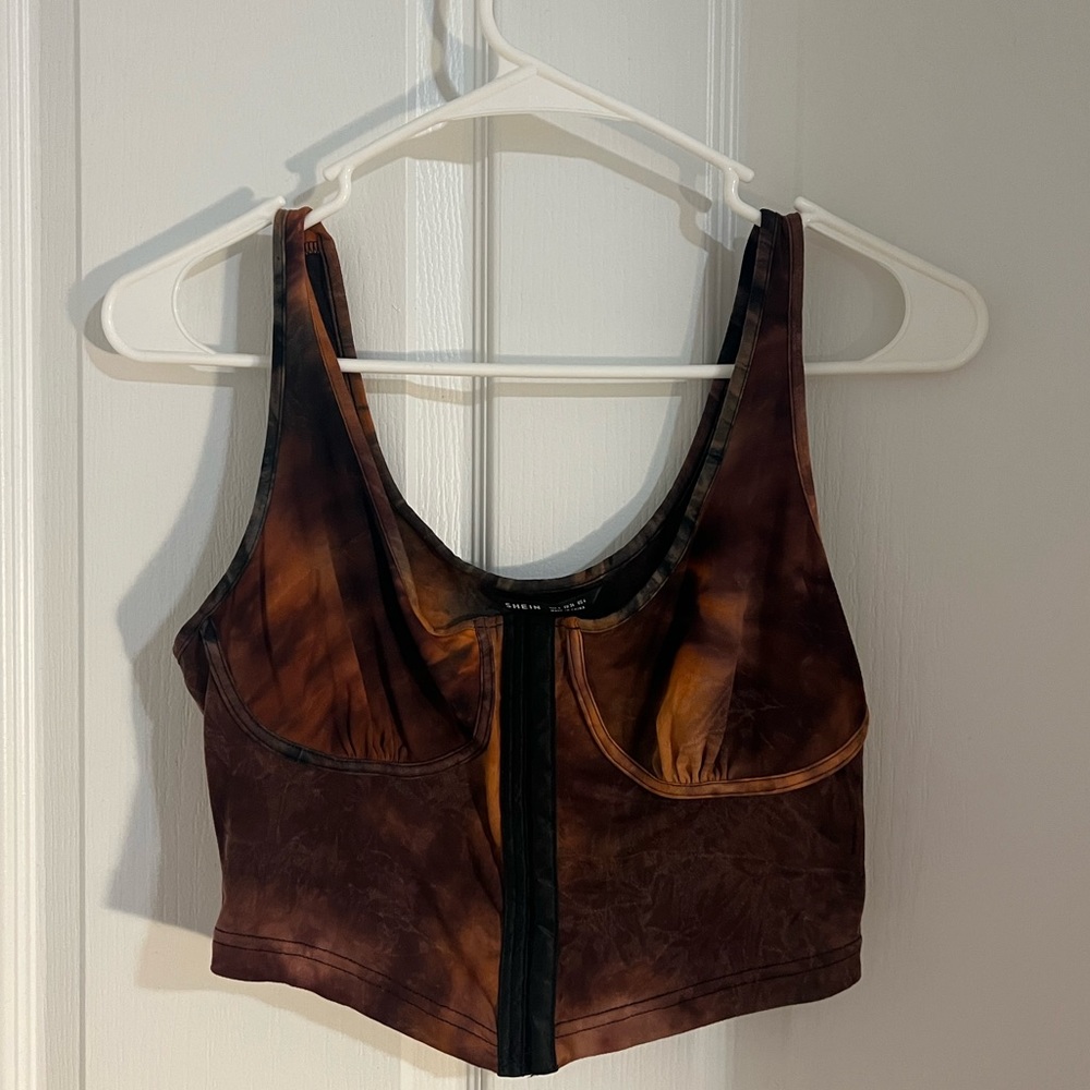 Never Worn Washed Tye Dye Crop Top